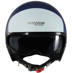 Nolan N21 VERNICIATURA SPECIALE AÇIK MOTOSİKLET KASKI Koyu Mavi / Gümüş Mat Kaplama 350