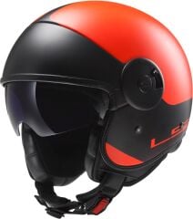 LS2 CABRIO MAT TURUNCU KASK