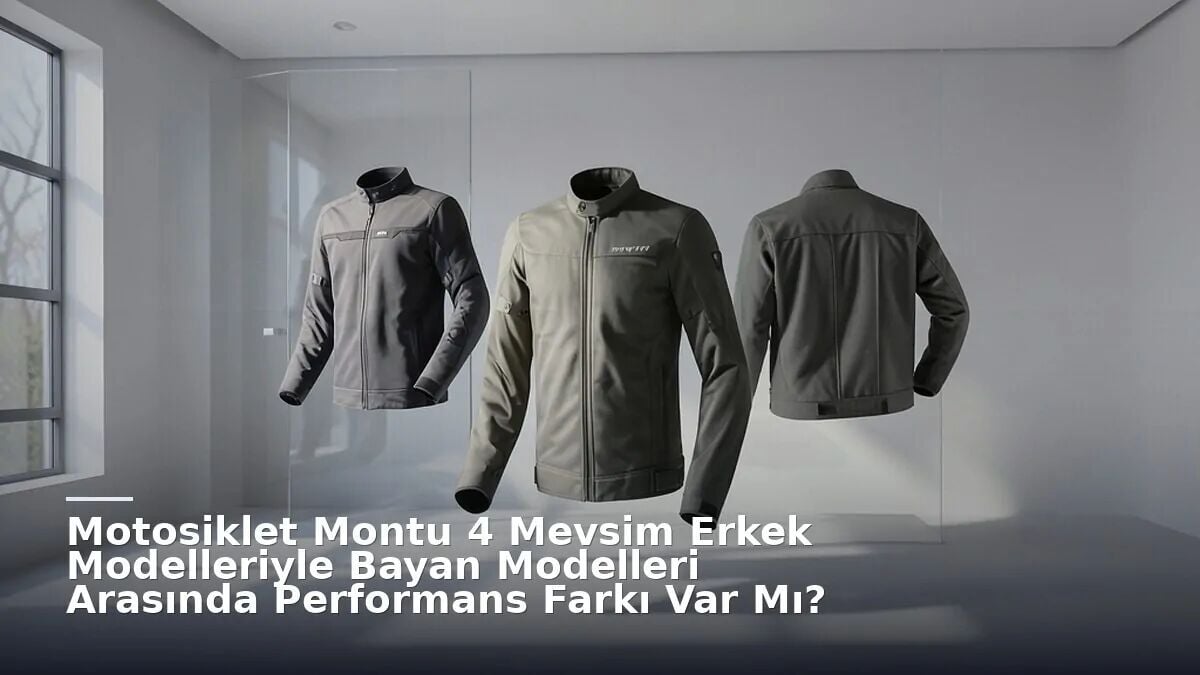 Motosiklet Montu 4 Mevsim Erkek Modelleriyle Bayan Modelleri Arasında Performans Farkı Var Mı?