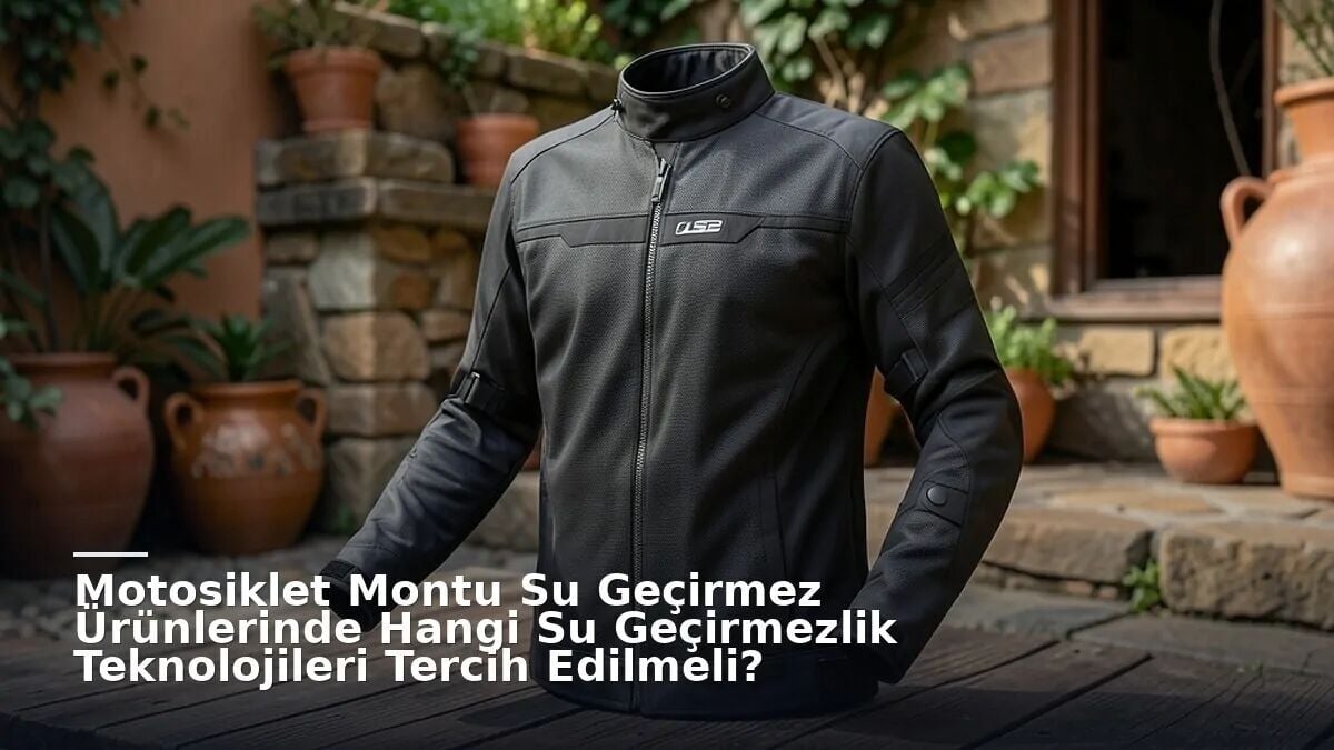 Motosiklet Montu Su Geçirmez Ürünlerinde Hangi Su Geçirmezlik Teknolojileri Tercih Edilmeli?