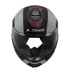 LS2 STROBE 2 ORION MAT SİYAH-MOR-MAVİ KASK SIYAH-MOR - XS