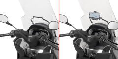 GIVI FB5619 PIAGGIO MP3 HPE 400-400 SPORT - 530 EXCLUSIVE (22-24) ÖN CAM ARKASI AKSESUAR TUTACAGI