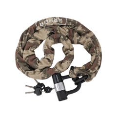 Armor 710MV Military Serisi Çelik Zincir 1.80 mt. (10 mm) + U Kilit