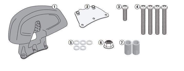 KAPPA KTB2120A YAMAHA TRICITY 125-155 (14-22) SISSYBAR