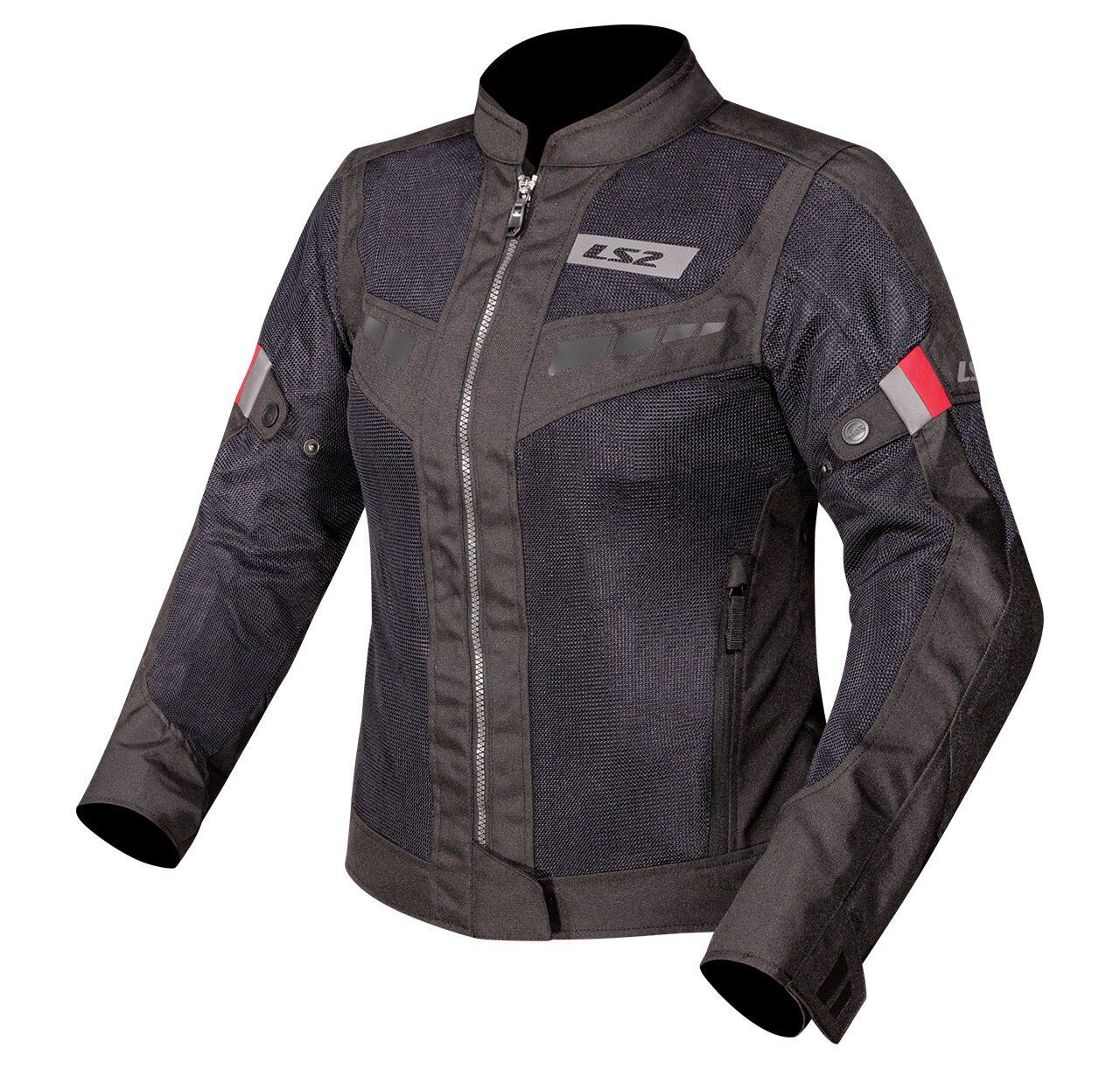 LS2 BLADE AIR KADIN MONT SİYAH-KIRMIZI SIYAH/KIRMIZI - L