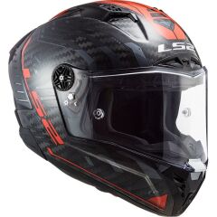 LS2 THUNDER KARBON SPUTNIK METAL KIRMIZI KASK KIRMIZI - M