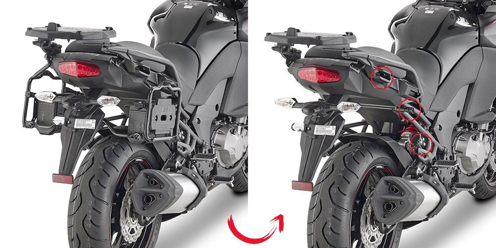 GIVI PLR4120 KAWASAKI VERSYS 1000 (17-18) YAN ÇANTA TAŞIYICI