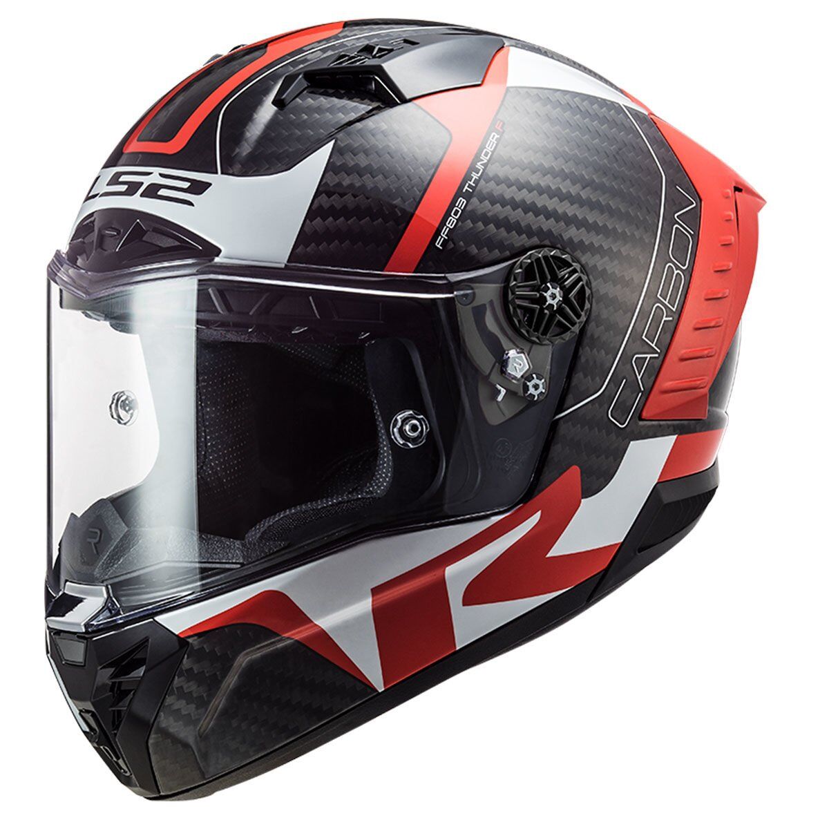 LS2 THUNDER RACING 1 KIRMIZI-BEYAZ KASK BEYAZ-KIRMIZI - XL