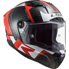 LS2 THUNDER RACING 1 KIRMIZI-BEYAZ KASK BEYAZ-KIRMIZI - XL