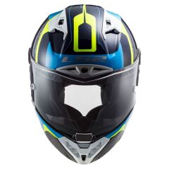 LS2 THUNDER KARBON RACING 1 MAVİ-NEON SARI KASK MAVI-SARI - XL