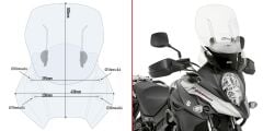 GIVI AF3112 SUZUKI DL 650 V-STROM (17-23) RÜZGAR SİPERLİK