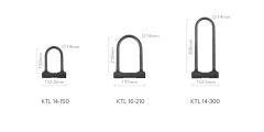KOVIX KTL16-210BK ALARMLI U KİLİT