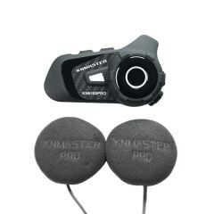 Knmaster KN6100 PRO Motosiklet Kask İnterkom Bluetooth Intercom Kulaklık Seti