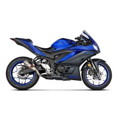 AKRAPOVIC S-Y3SO6-IVOSS YAMAHA R25 (22-24) - MT-25 (22-24) SLIP-ON LINE (SS) EGZOZ