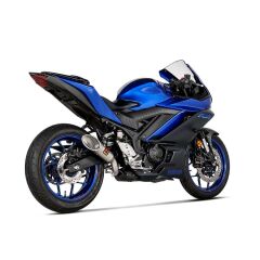 AKRAPOVIC S-Y3SO6-IVOSS YAMAHA R25 (22-24) - MT-25 (22-24) SLIP-ON LINE (SS) EGZOZ