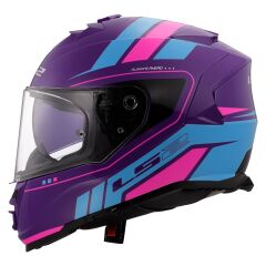LS2 STORM 2 FIST MOR-MAVİ KASK MOR - L