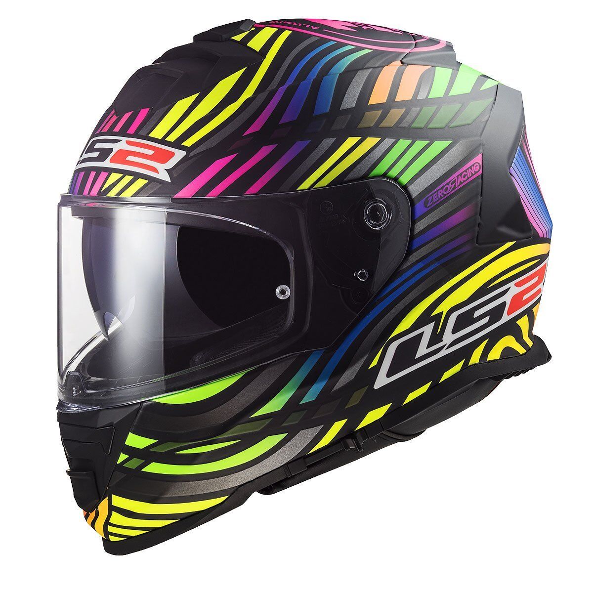 LS2 STORM 2 POWER MAT SİYAH-GÖKKUŞAĞI KASK GOKKUSAGI - XL
