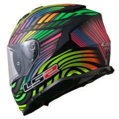 LS2 STORM 2 POWER MAT SİYAH-GÖKKUŞAĞI KASK GOKKUSAGI - XL
