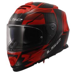 LS2 STORM 2 TRACKER SİYAH-KIRMIZI KASK SIYAH/KIRMIZI - S