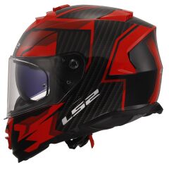 LS2 STORM 2 TRACKER SİYAH-KIRMIZI KASK SIYAH/KIRMIZI - S