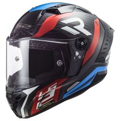 LS2 THUNDER KARBON SUPRA KIRMIZI-MAVİ KASK MAVI/KIRMIZI - S