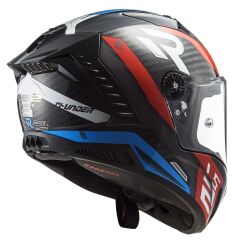 LS2 THUNDER KARBON SUPRA KIRMIZI-MAVİ KASK MAVI/KIRMIZI - S