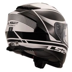 LS2 STORM 2 DODGER MAT SİYAH-BEYAZ KASK SIYAH/BEYAZ - XXL
