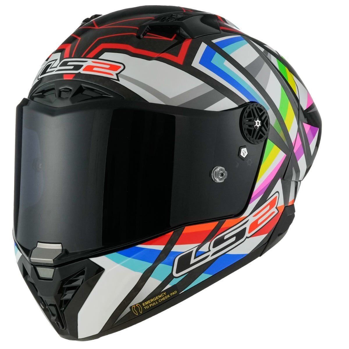 LS2 THUNDER KARBON GP AERO FLASH SİYAH KASK SIYAH - M