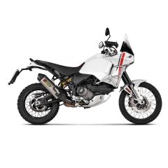 AKRAPOVIC S-D9SO19-HJAT DUCATI DESERT X (22-24) SLIP-ON LINE (TITANIUM) EGZOZ