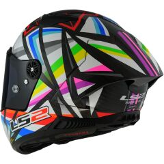LS2 THUNDER KARBON GP AERO FLASH SİYAH KASK SIYAH - XL