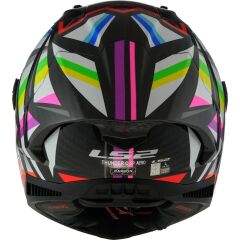 LS2 THUNDER KARBON GP AERO FLASH SİYAH KASK SIYAH - XL