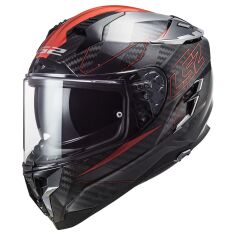 LS2 CHALLENGER C KARBON FOLD KIRMIZI KASK KIRMIZI - XL