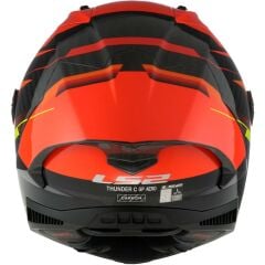 LS2 THUNDER KARBON GP AERO FIRE KIRMIZI-SİYAH KASK SIYAH/KIRMIZI - S