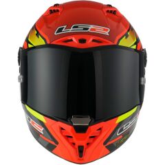 LS2 THUNDER KARBON GP AERO FIRE KIRMIZI-SİYAH KASK SIYAH/KIRMIZI - L