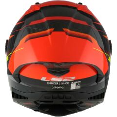 LS2 THUNDER KARBON GP AERO FIRE KIRMIZI-SİYAH KASK SIYAH/KIRMIZI - L