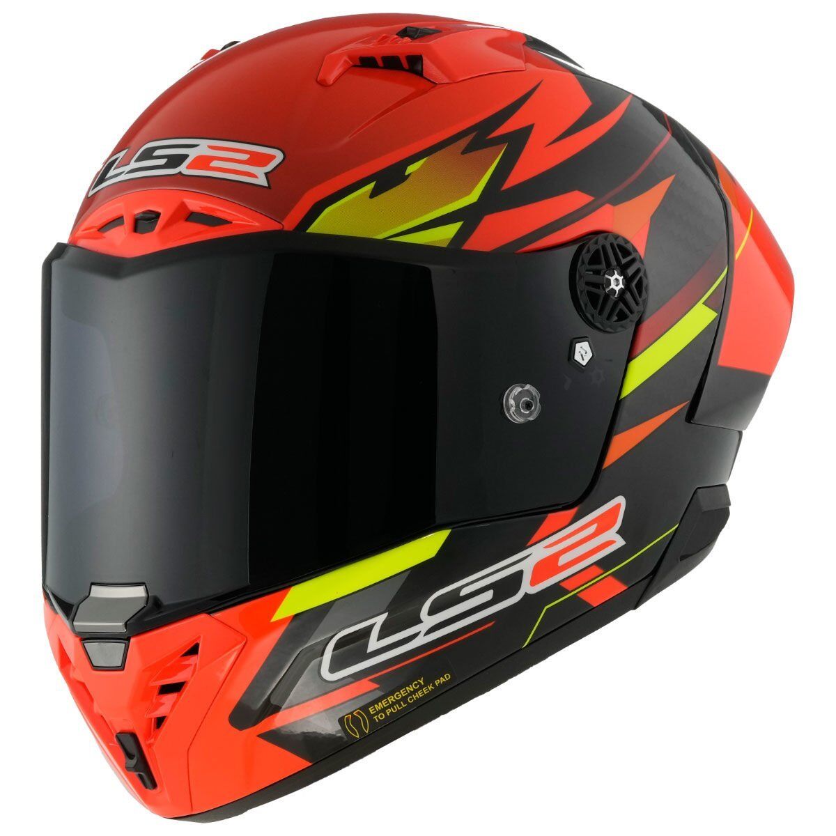 LS2 THUNDER KARBON GP AERO FIRE KIRMIZI-SİYAH KASK SIYAH/KIRMIZI - XL