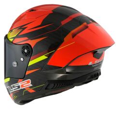 LS2 THUNDER KARBON GP AERO FIRE KIRMIZI-SİYAH KASK SIYAH/KIRMIZI - XL