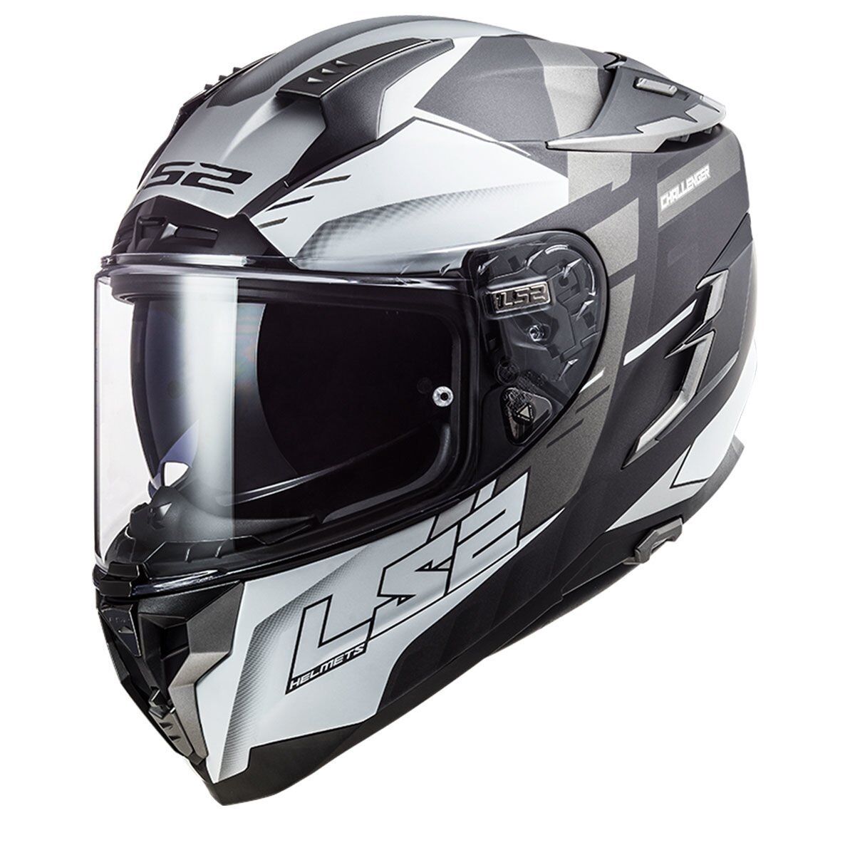 LS2 CHALLENGER ALLERT MAT TITANIUM-GRİ KASK MAT TITANIUM - L