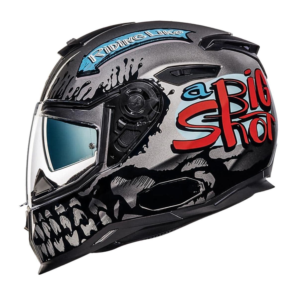 NEXX SX.100 BIG SHOT GRİ KASK GRI - L