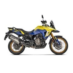 AKRAPOVIC S-S8SO1-HAFT SUZUKI V-STROM 800DE (22-24) SLIP-ON LINE (TITANIUM) EGZOZ