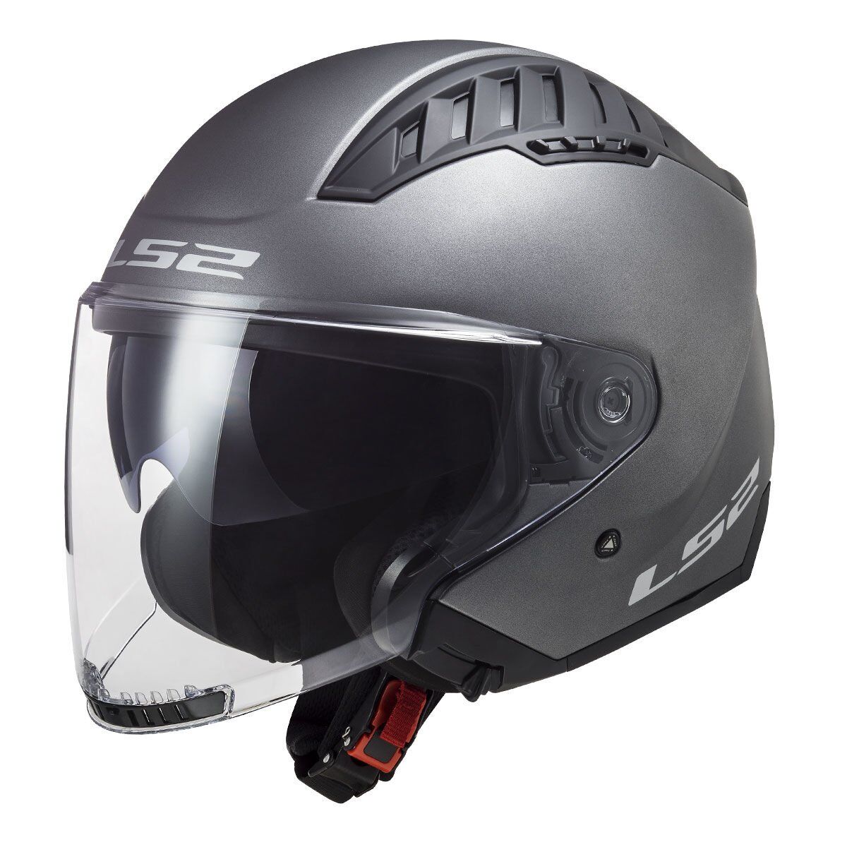 LS2 COPTER 2 MAT TITANIUM KASK MAT TITANIUM - XL