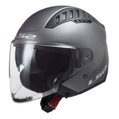 LS2 COPTER 2 MAT TITANIUM KASK MAT TITANIUM - XL