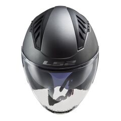 LS2 COPTER 2 MAT TITANIUM KASK MAT TITANIUM - XL