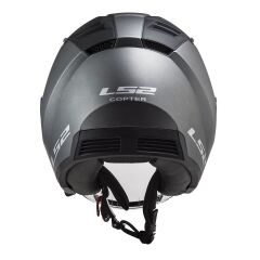 LS2 COPTER 2 MAT TITANIUM KASK MAT TITANIUM - XL