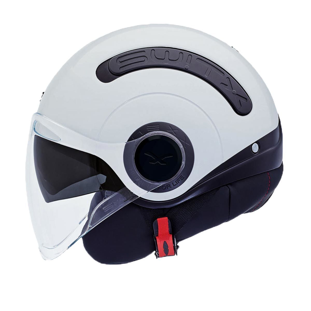NEXX SX.10 BEYAZ KASK SIYAH/BEYAZ - XL