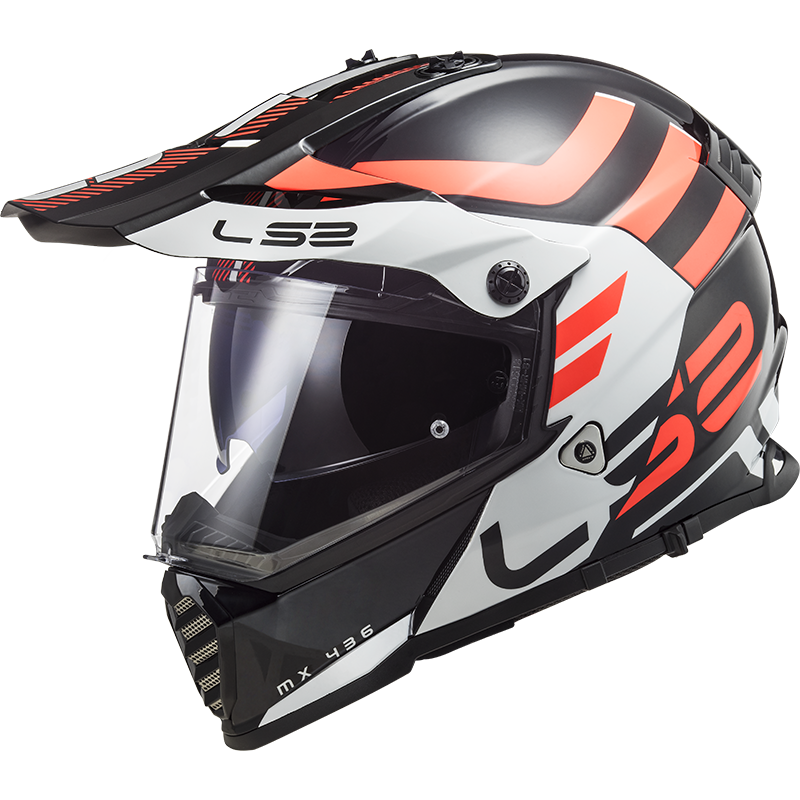 LS2 PIONEER EVO ADVENTURER SİYAH-BEYAZ KASK SIYAH/BEYAZ - XL