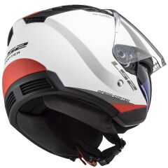 LS2 COPTER 2 URBANE MAT BEYAZ-KIRMIZI KASK BEYAZ-KIRMIZI - XXL