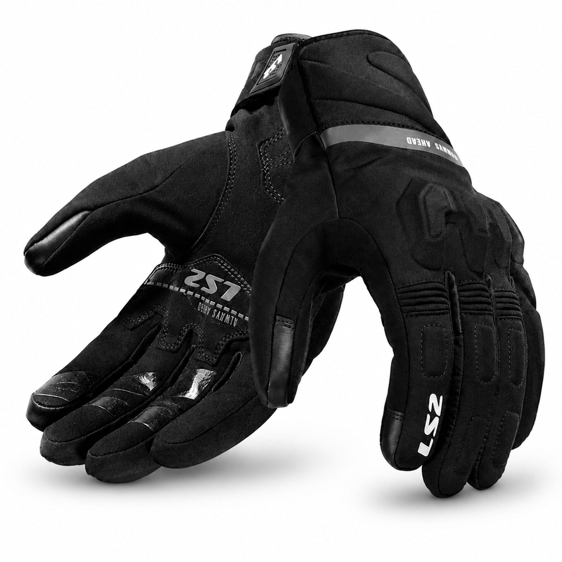 LS2 JET 3 WATERPROOF ELDİVEN SİYAH