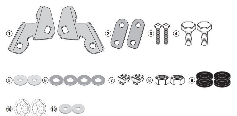 GIVI D1163KIT HONDA PCX 125 (18-20) RÜZGAR SİPERLİK BAĞLANTISI