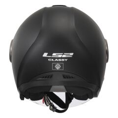 LS2 CLASSY MAT SİYAH KASK MAT SIYAH - L